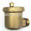 Nickel plated or brass 90 degree air vent valve