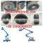 solid tire for small electric scissor lift made in China famous brand tyre factory