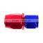 Red AN8 AN-8 8 AN Straight Push Lock Swivel Fitting Hose End Oil Fuel Adaptor