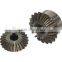 High quality forging steel gears, CNC turing gear,involute dual gear for machinery parts
