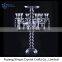 New product custom design glass wedding crystal candelabra for home decor