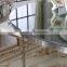 Manufacture cylinder glass dining table for hotel used