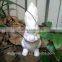 Modern design cute pure white squirrel figurine statue