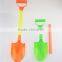 Handle Plastic Shovel, pvc shovel for kids, plastic beach toys shovel for child