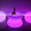 led outdoor furniture, fashionable led coffee table, elegant cafe furniture with led light