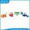 Wholesale small plastic transportation assembling baby educational toy for vending machine