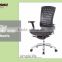 High quality executive swivel chair with wheels, mobile fabric ergonomic chair