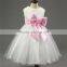 children's princess dresses for wedding party events baby girl holy communion dress bow girls 1 year birthday dress ceremonies