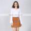 2017 Autumn Women Mini Skirt High Waist A-Line Skirt Women Clothing