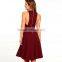 Maxnegio sexy women party wear deep v neck casual dress