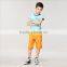 Spinning roll sleeve splicing buiter short sleeve children tshirt
