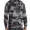 Custom Wholesale Men Camo Zipper Hoodies Full Printed Camo Hoodie