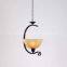 Flush Mount 1 Light Classical Droplight Restoring Ancient Ways Antique Brass Spray Lacquer Glass Metal