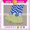 high quality children knitted fabic cotton chevron ruffle boutique toddler baby girls pants