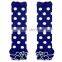 Wholesale baby girls navy polka dots leggings and tights with ruffle M5051714