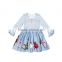 New design wholesale baby girl boutique matching clothing sets smocked baby girl dress