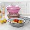 Fashion Silicone fruit and vegetable waterlogging, silicone waterlogging basket,hanging fruit and vegetable basket