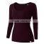 Attractive fashion unique lady blouse uk