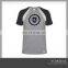 distressed design your own rounded hem two tone t-shirt