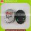 round plastic led pin with safety pin badge