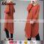 Fashion Islamic Wear Latest Collection Muslim Clothing Women's Long Puff Sleeve Neck Long Shirt Midi/ Tunic Dresses