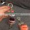 Fluffy and Lovely 2016 New Style Robot Keychain Mink Fur Accessories