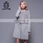 New Design GrayThick Wool Cashmere Full Length Coats Best Selling Professional Warm Wool