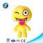 Funny Stuffing Toy Soft Emoji Face Wholesale Kid Toy Custom Size And Clothes Promotion Emoji Pillow