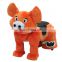 HI hot sale kids plush motorized coin operated animals scooters