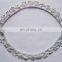 Silver - plated rhinestone fancy leg jewelry anklets manufacturer, silver plated anklet jewellery exporter