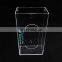 High clear wall mounted acrylic glove box