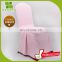 pink banquet pleat spandex chair cover