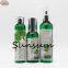 Manufacturer Green Color Cosmetic Plastic Spray Bottles With Label