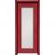 New Design White Sliding Waterproof Wpc Bathroom Door Design