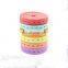 Factory OEM black white colorful botton hole elastic tape