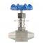 Stainless steel 304 J61Y-320P DN6 DN10 DN15 DN20 high temperature and pressure instrument stop valve J61y-160p J61Y-250P