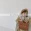 2020 autumn parent-child dress girls lace collar parent-child  girls lantern sleeve dress