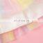 Baby Girls Summer Dress Fashion Rainbows Mesh Girls Dress Boutique Children Clothes Kids Party Dress