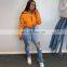 Winter Women wadded jacket Ladies Women Short Coats fashion long sleeve warm jacket Zipper Stand Collar Cotton-padded Jacket