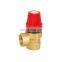 Good quality brass pressure relief boiler gas safety valve
