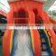 Outdoor children inflatable castle bouncer water slide combo with pool