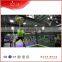 Large Indoor Trampoline with Basketball Hoop, Ball Pool, Foam Pit, Dodgeball Arena