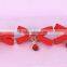 Two color Hair accessory hair band Crystal and Rhinestone hair bow Textil