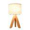 Modern Wooden Eye Protection LED Table Lamp White Black Bedside Table Lamp