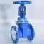 Ductile Iron Made Flap Electric Actuator Resilient Seat Butterfly Flange Brake Valve