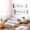 4 Pieces Farmhouse Bathroom Decor Wooden Wall Sign Relax Soak Unwind Breathe Rustic Funny Art Wood Sign