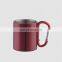 Factory Direct outdoor travel red stainless steel eco frosty mini small 250ml boot coffee beer horn mug for beer