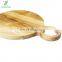 Customized Logo and packaging Teak wood Rectangle Cutting Board Set 3 with Handle