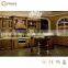 Natural style European standard solid wood kitchen cabinet,aprons kitchen