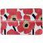 2022 newest nordic design floral printed bath mat bathroom rug